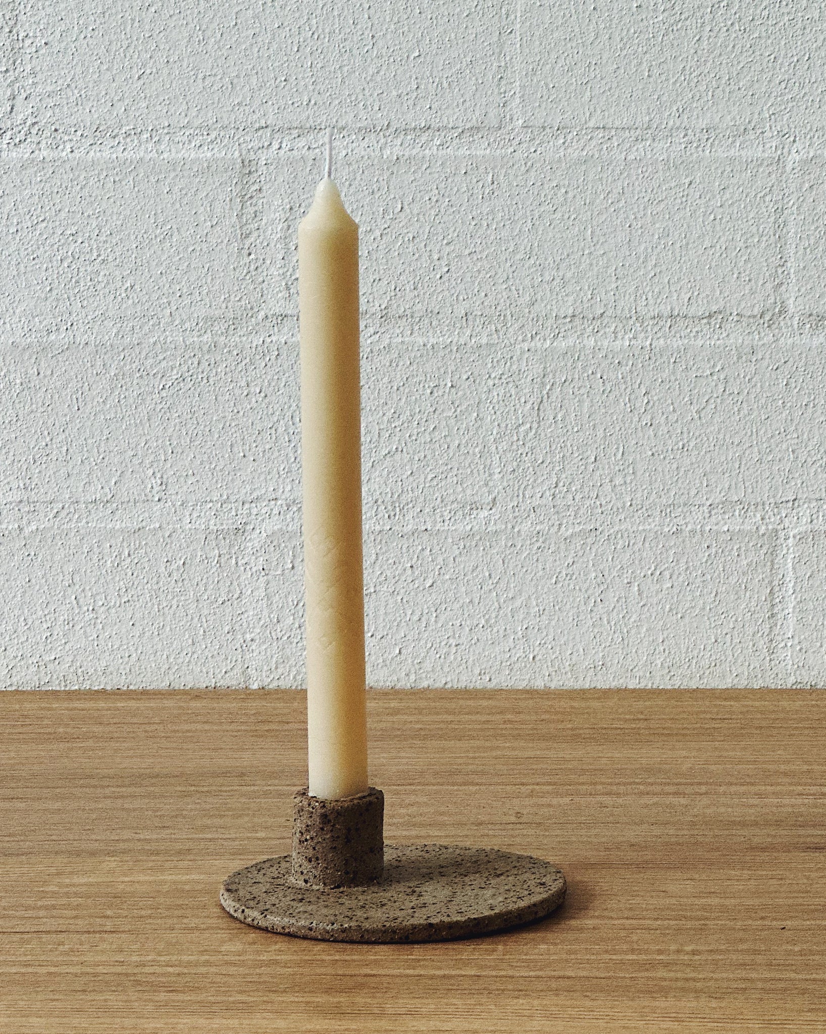 candlestick holder - dark speckle