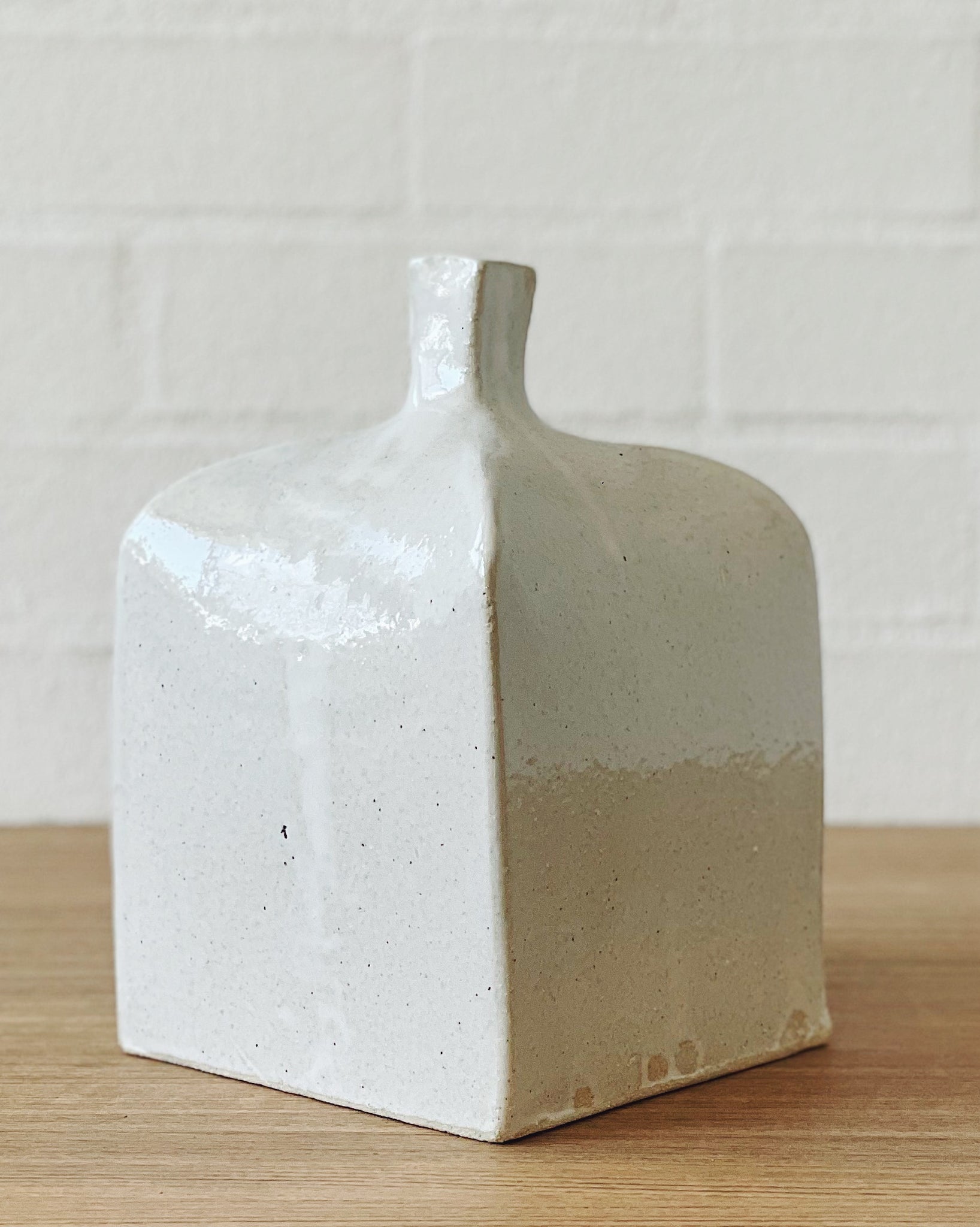 Jenn Johnston Ceramics white shoulder pads - vaseART