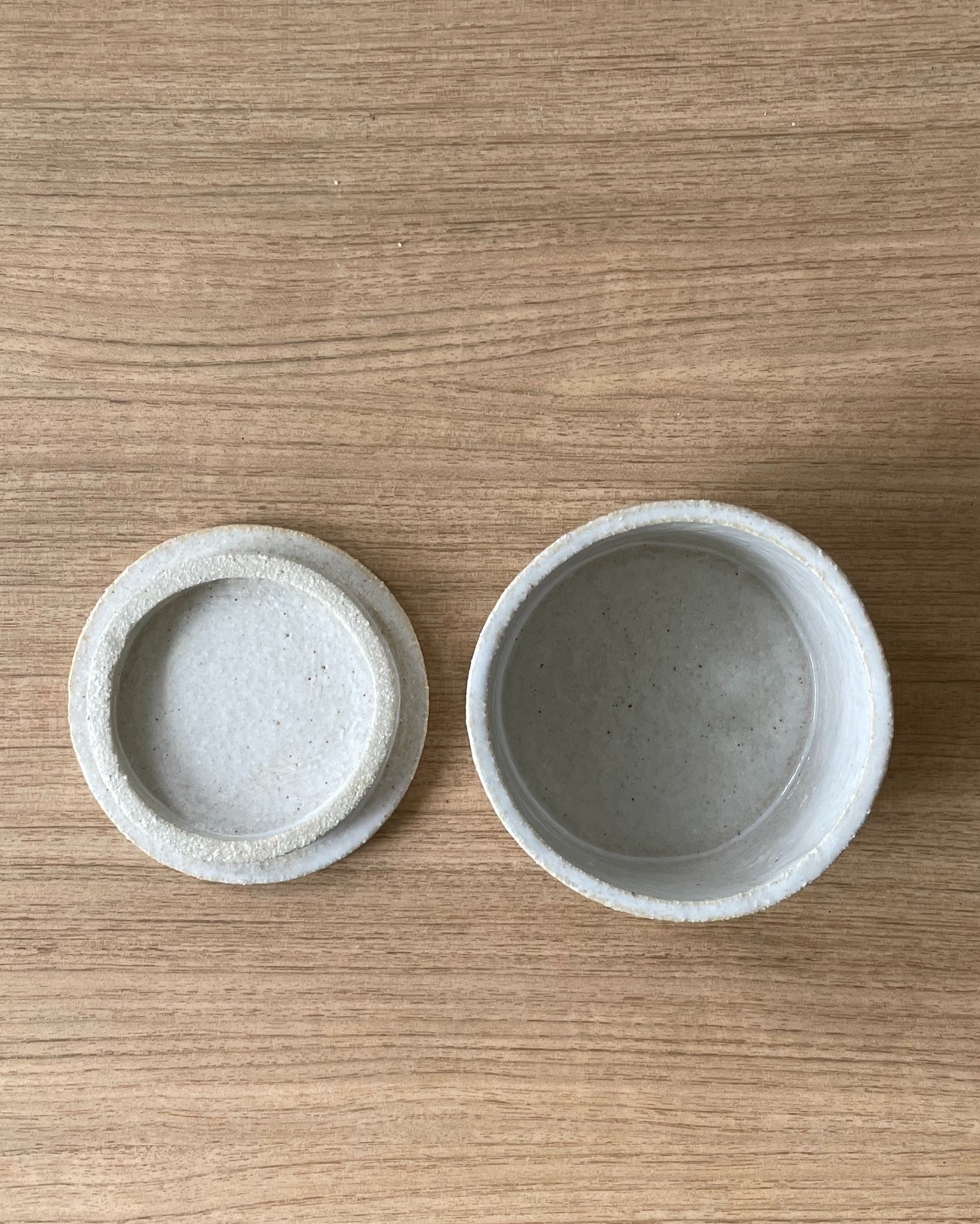 Jenn Johnston Ceramics white lidded container