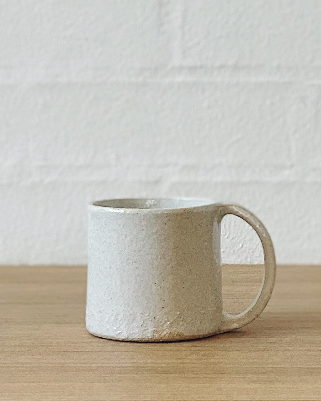 Jenn Johnston Ceramics White mug