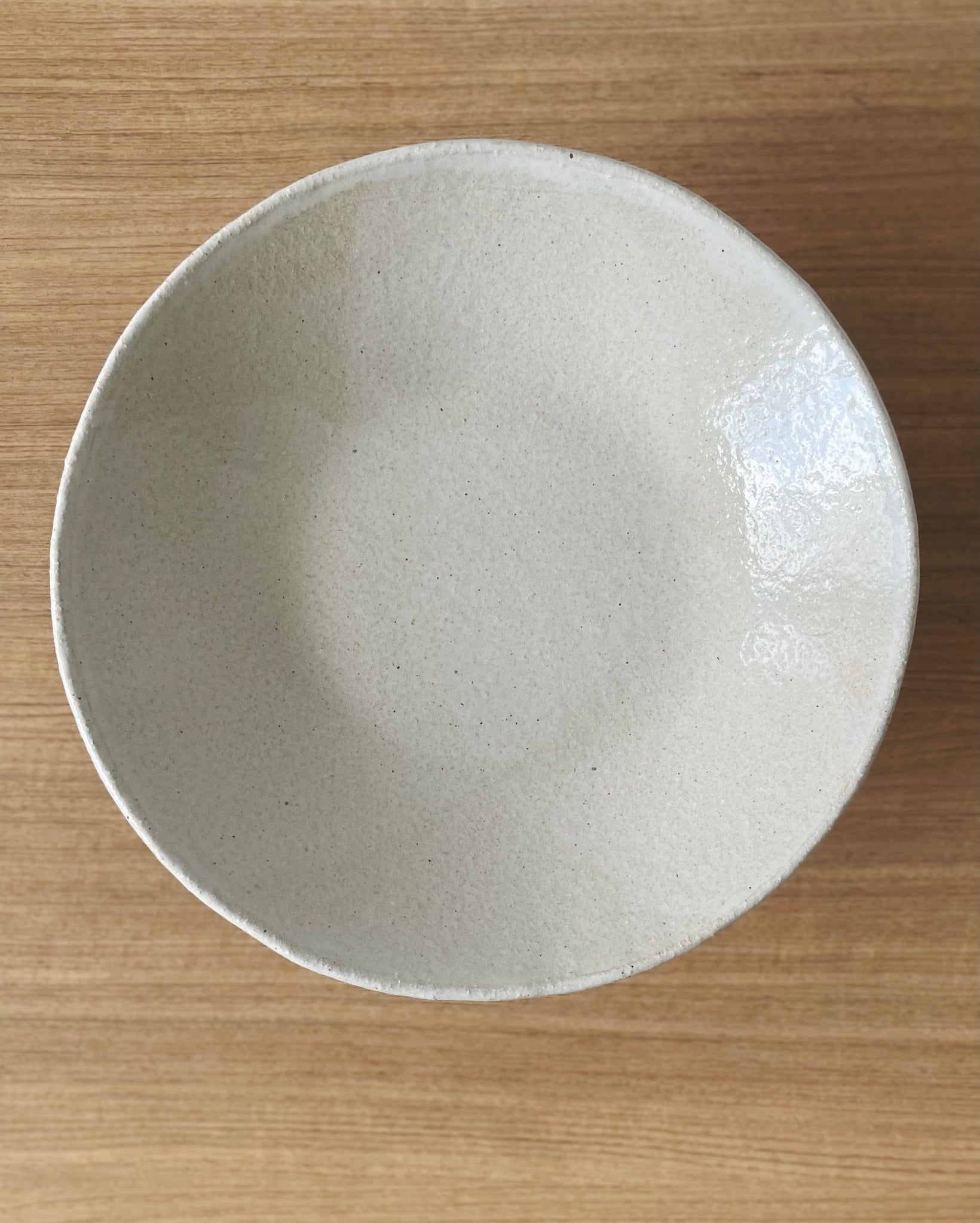 Jenn Johnston Ceramics white fountain platter (with pedestal)