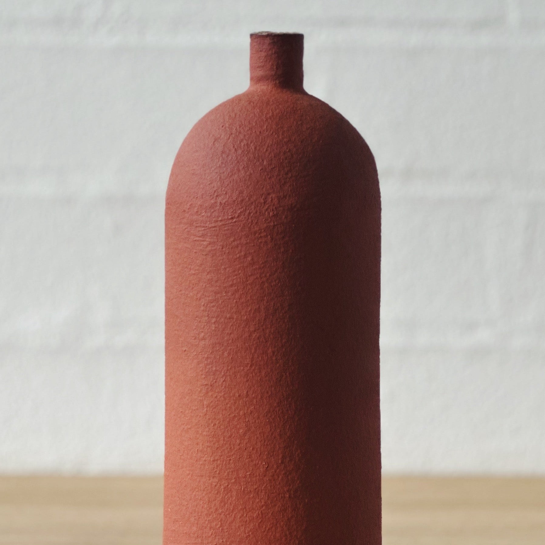 Bottle Vase - Deep Rust