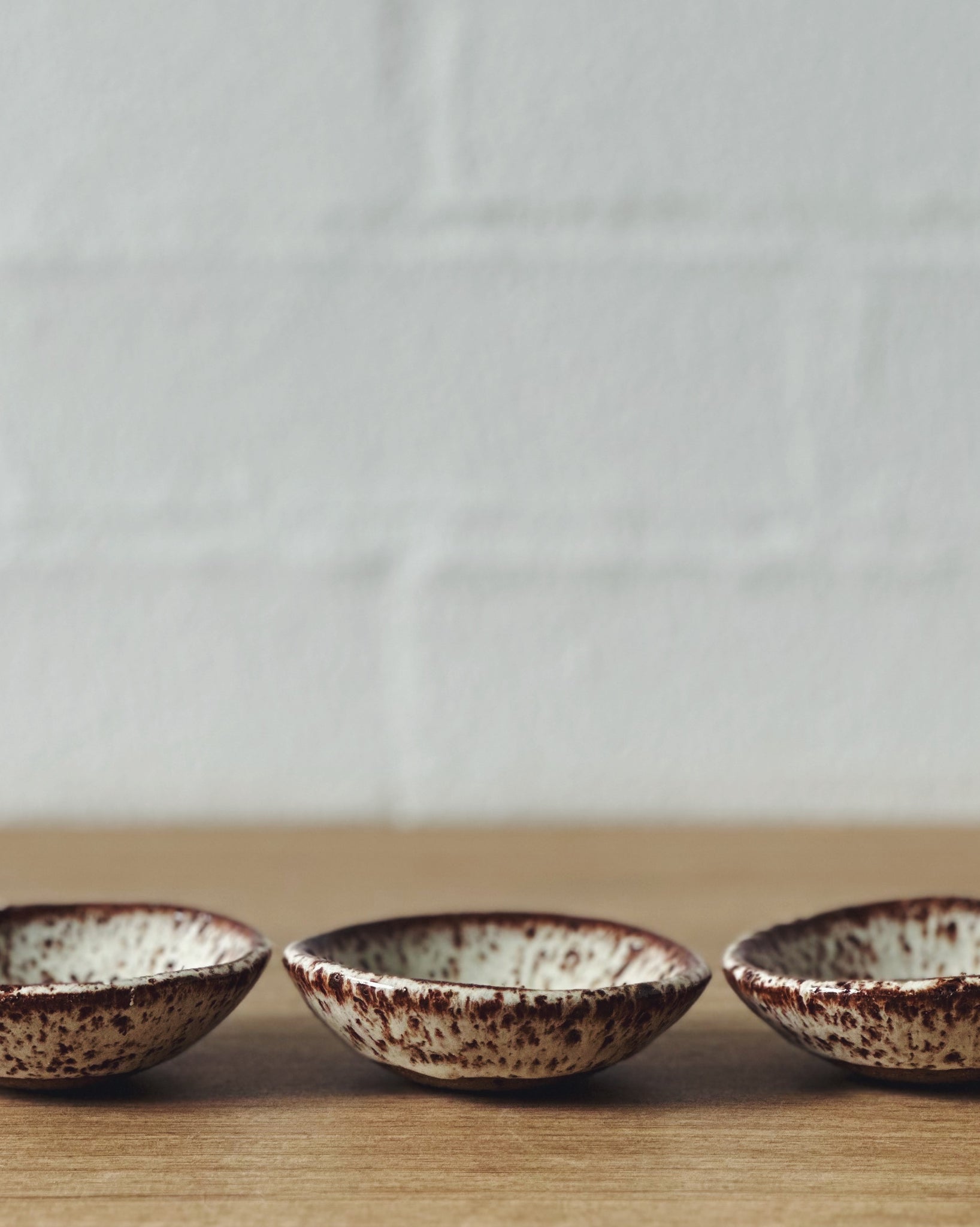 tiny bowls - speckled