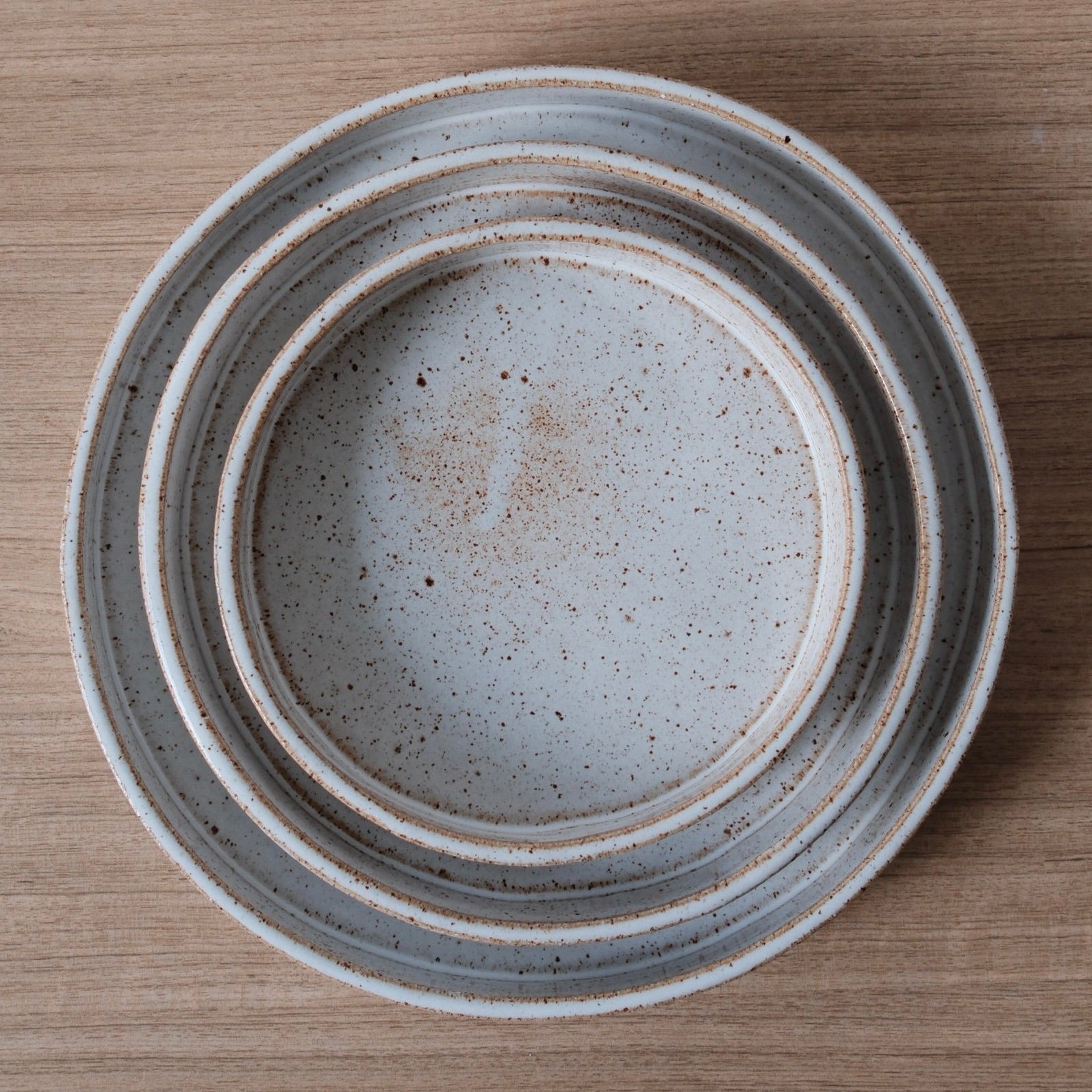 Arc plates - Oaten Speckle