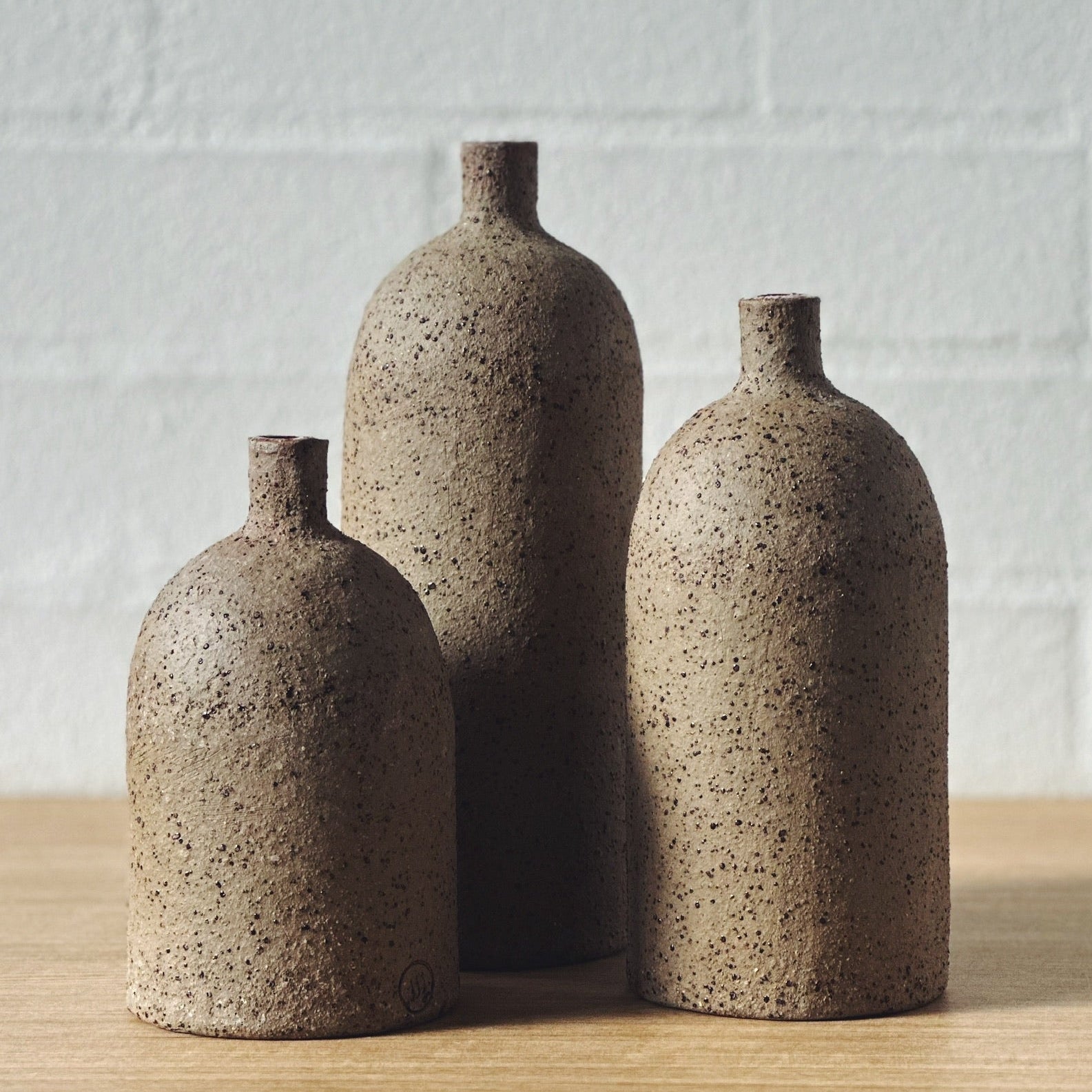 Bottle Vase - Natural Earth