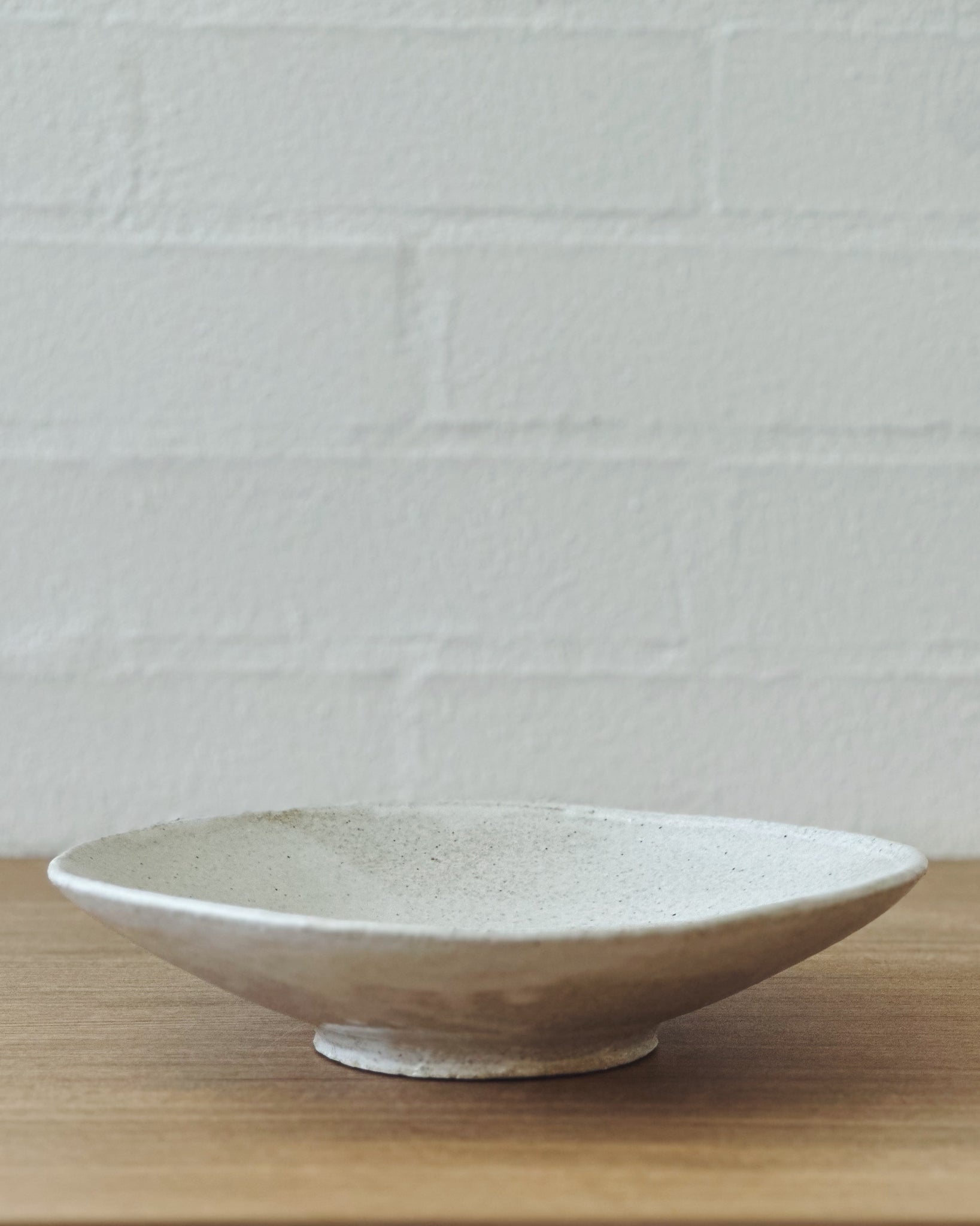 white sabi bowl