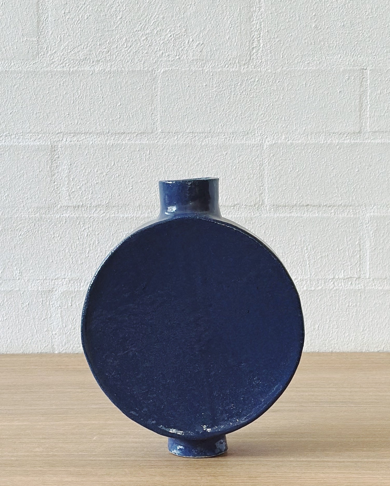 LIMITED EDITION: indigo flatPACK moon jar - vaseART