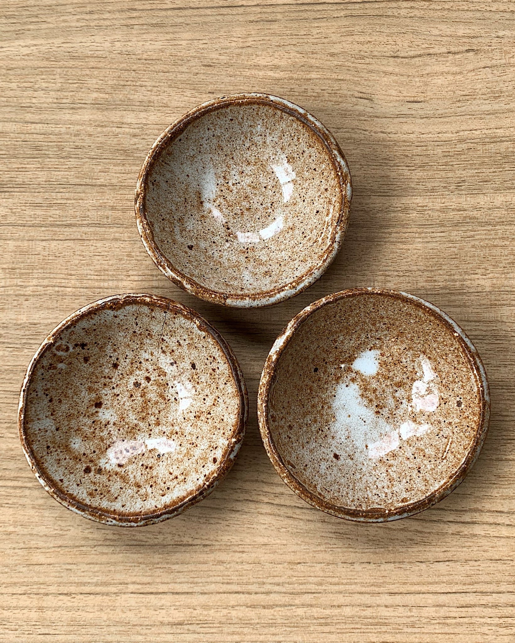 Jenn Johnston Ceramics tiny bowls - chocolate