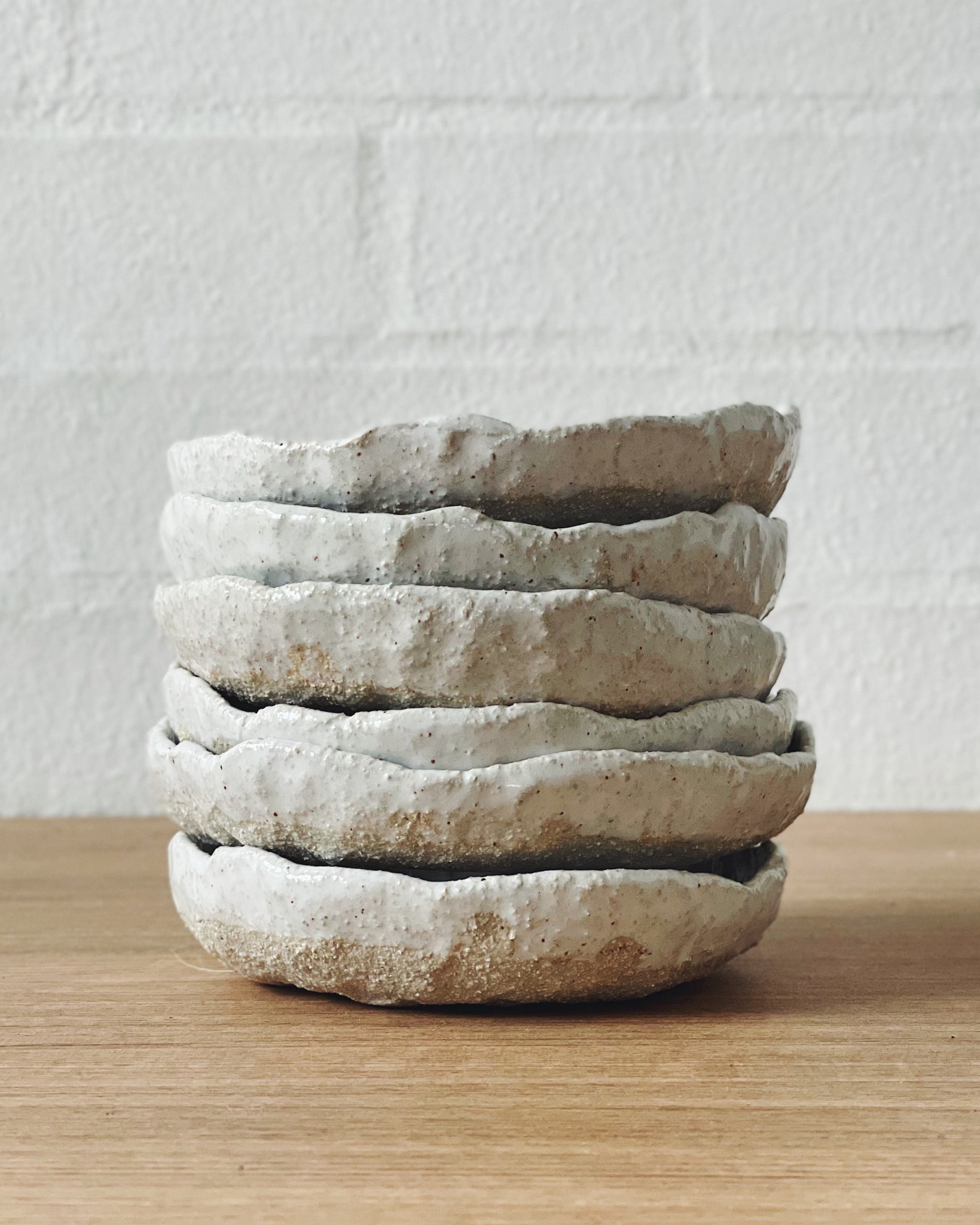 Jenn Johnston Ceramics pinchME dish - medium + white