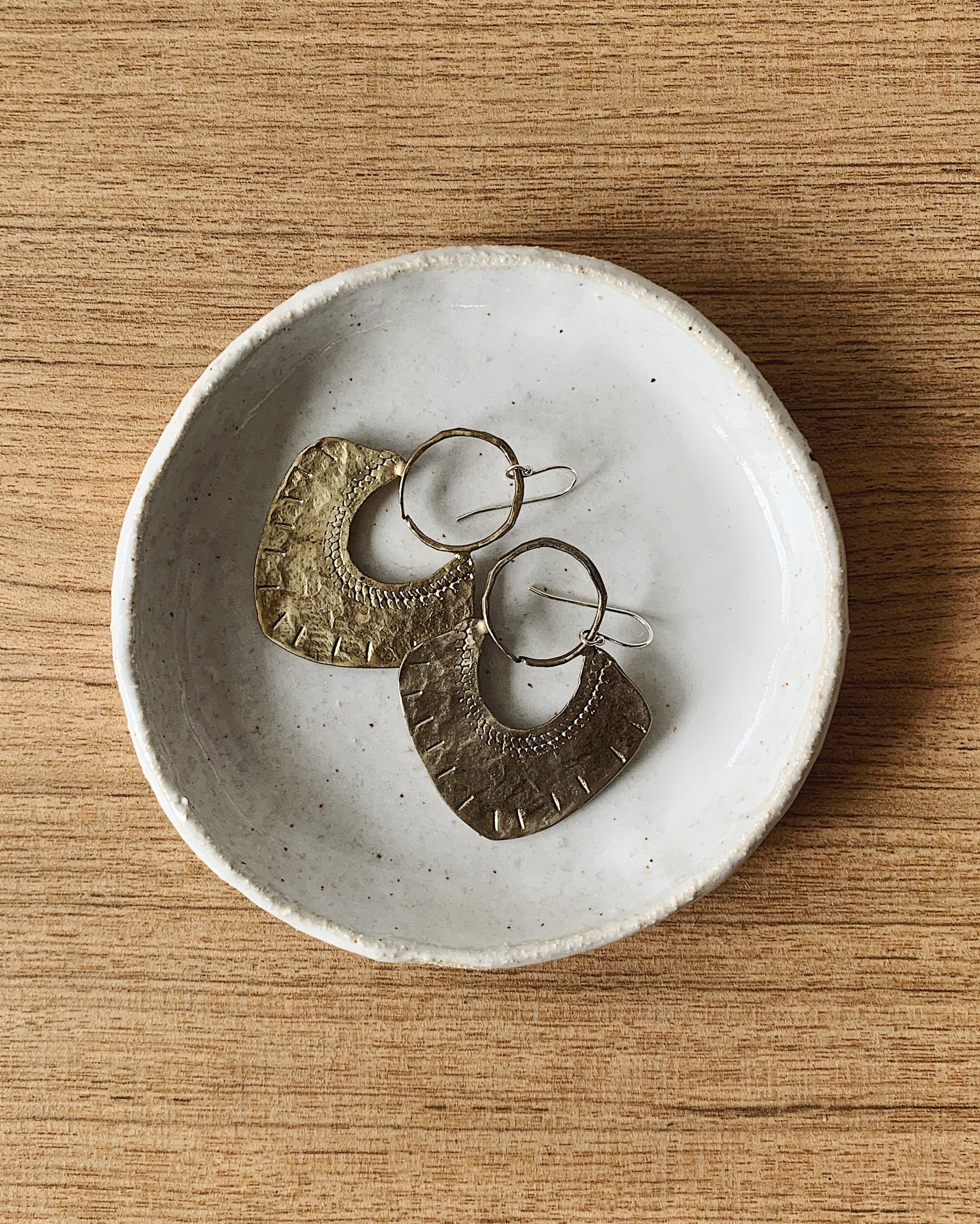 Jenn Johnston Ceramics small plates - white