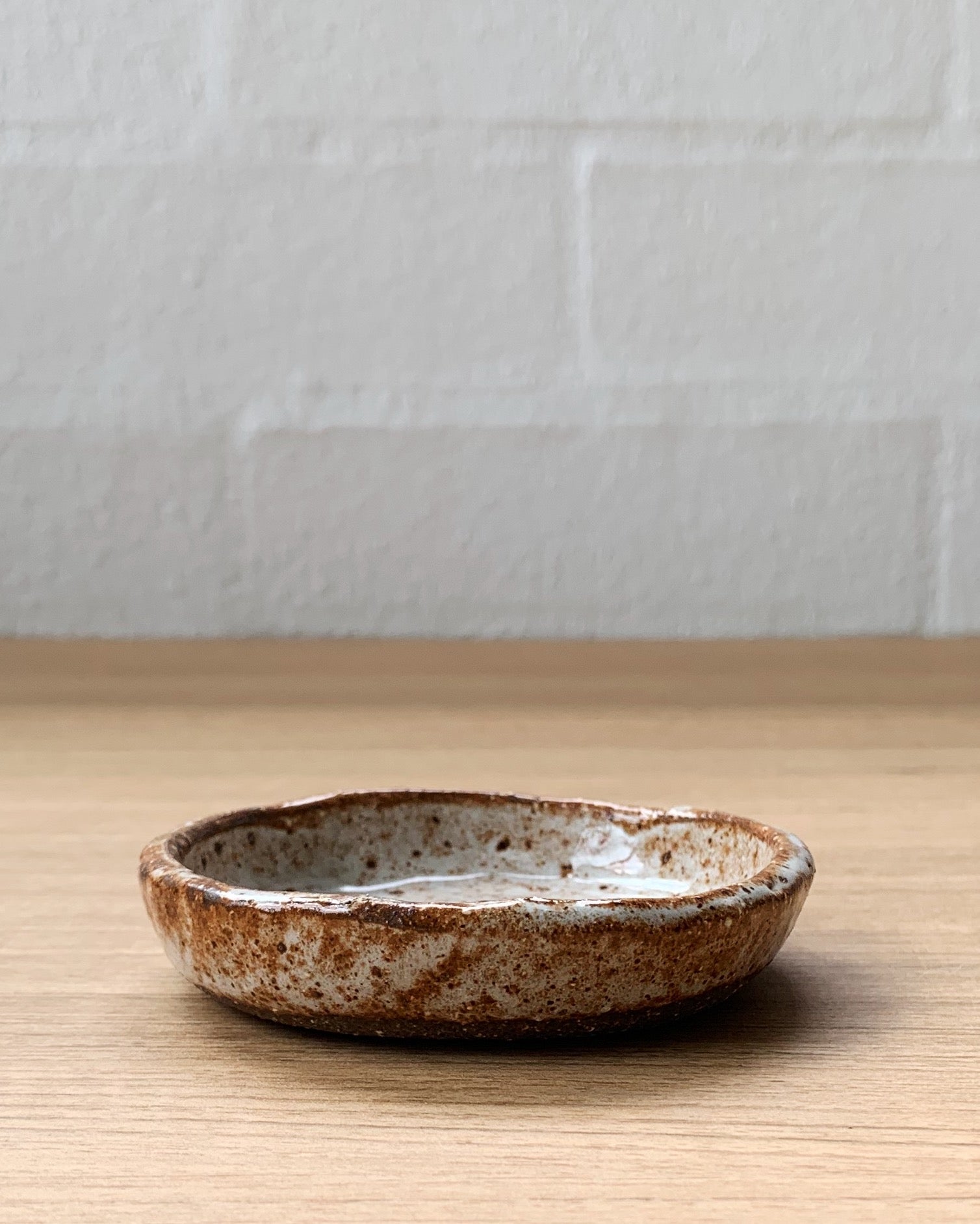 Jenn Johnston Ceramics tiny plates - chocolate