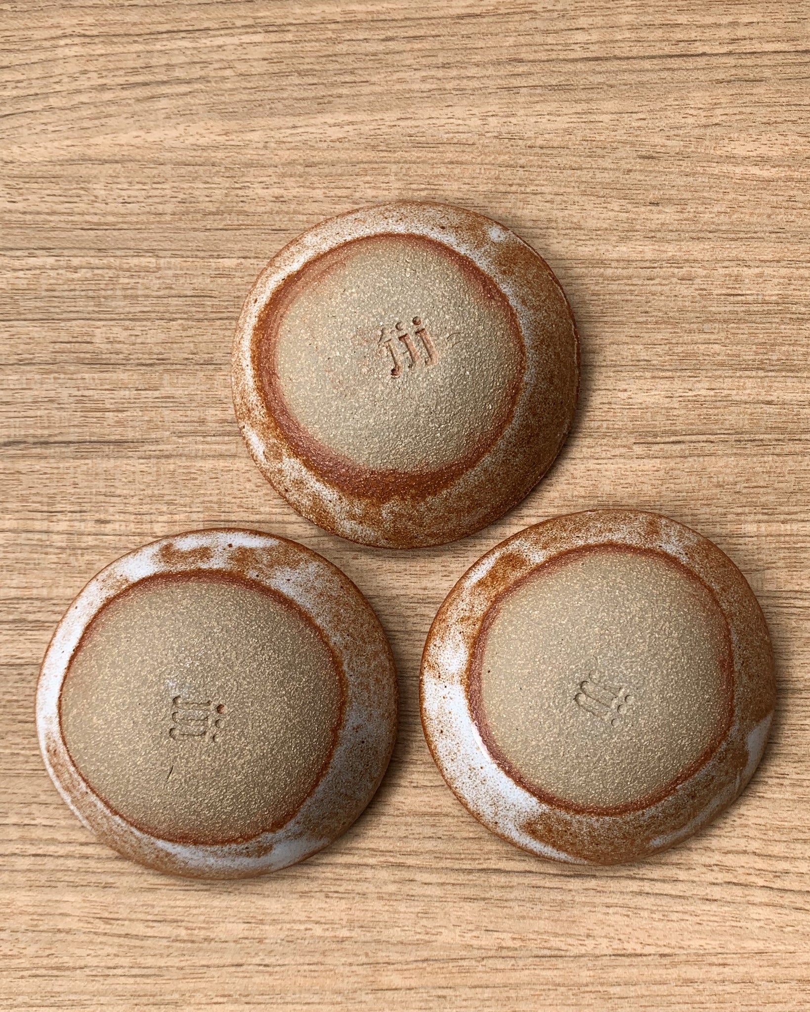 Jenn Johnston Ceramics tiny bowls - caramel