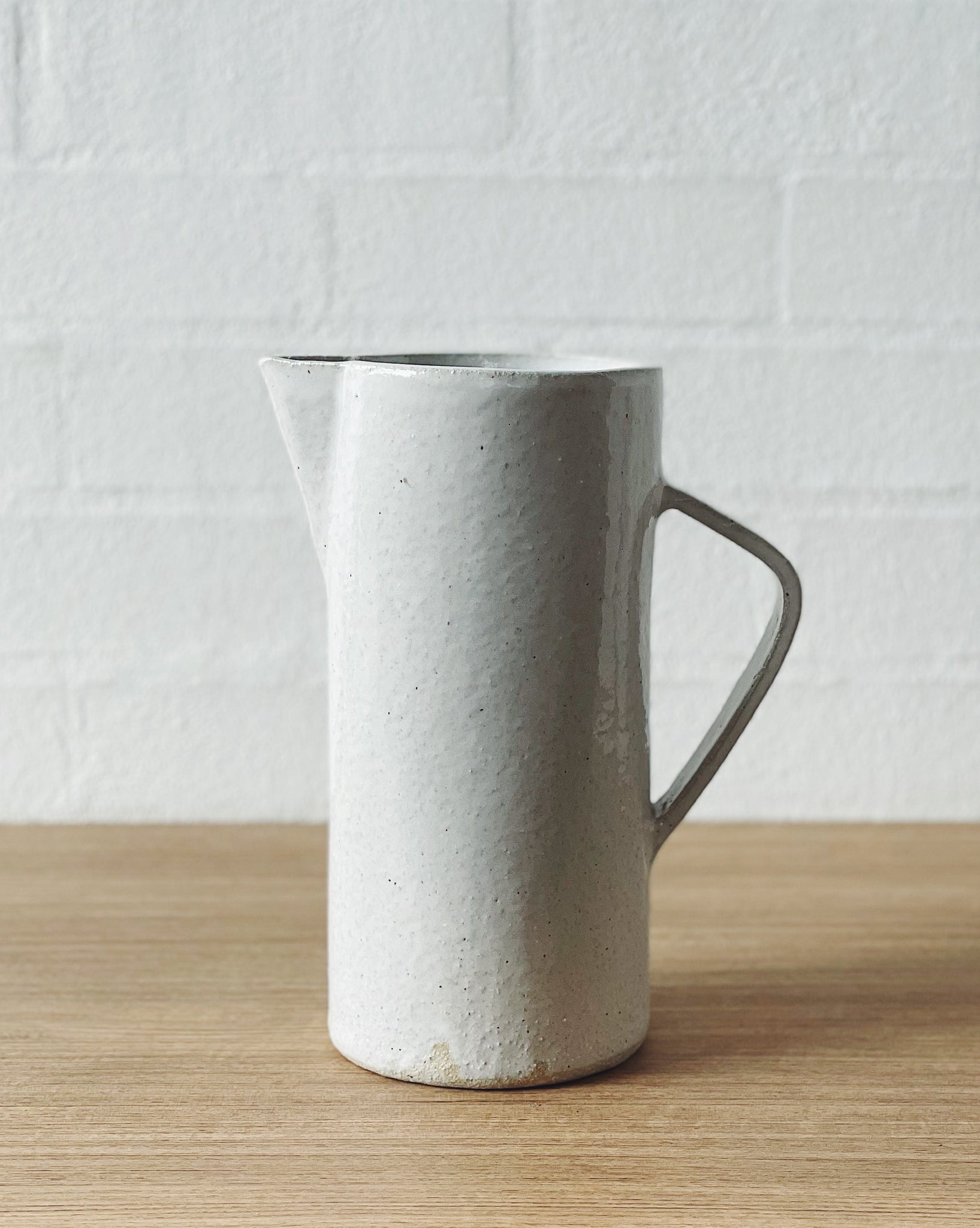Jenn Johnston Ceramics white pitcher