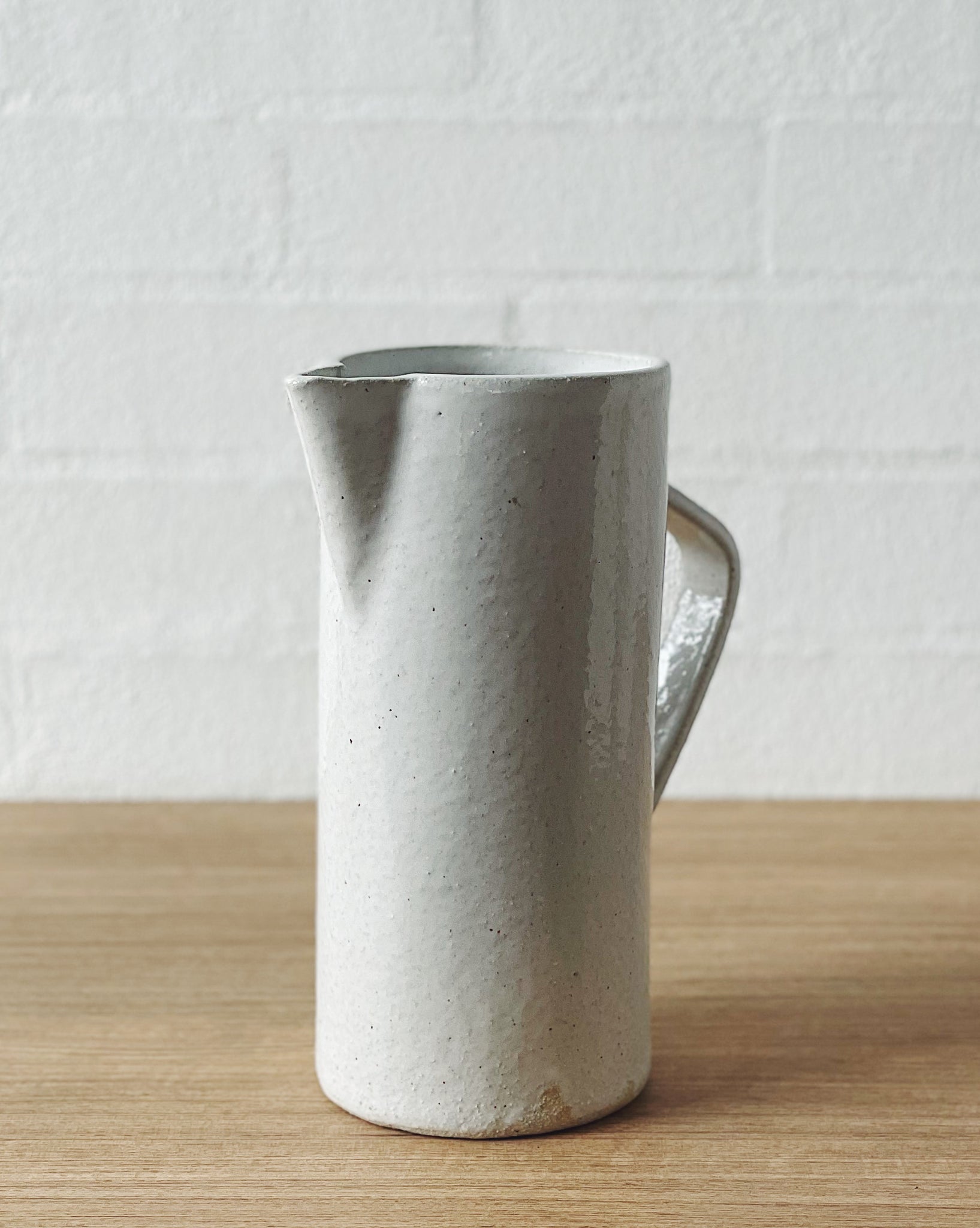 Jenn Johnston Ceramics white pitcher