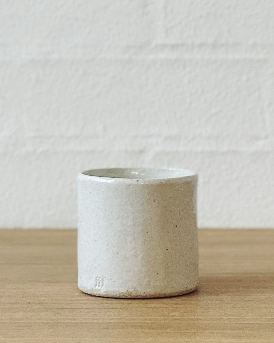 Jenn Johnston Ceramics White tumbler