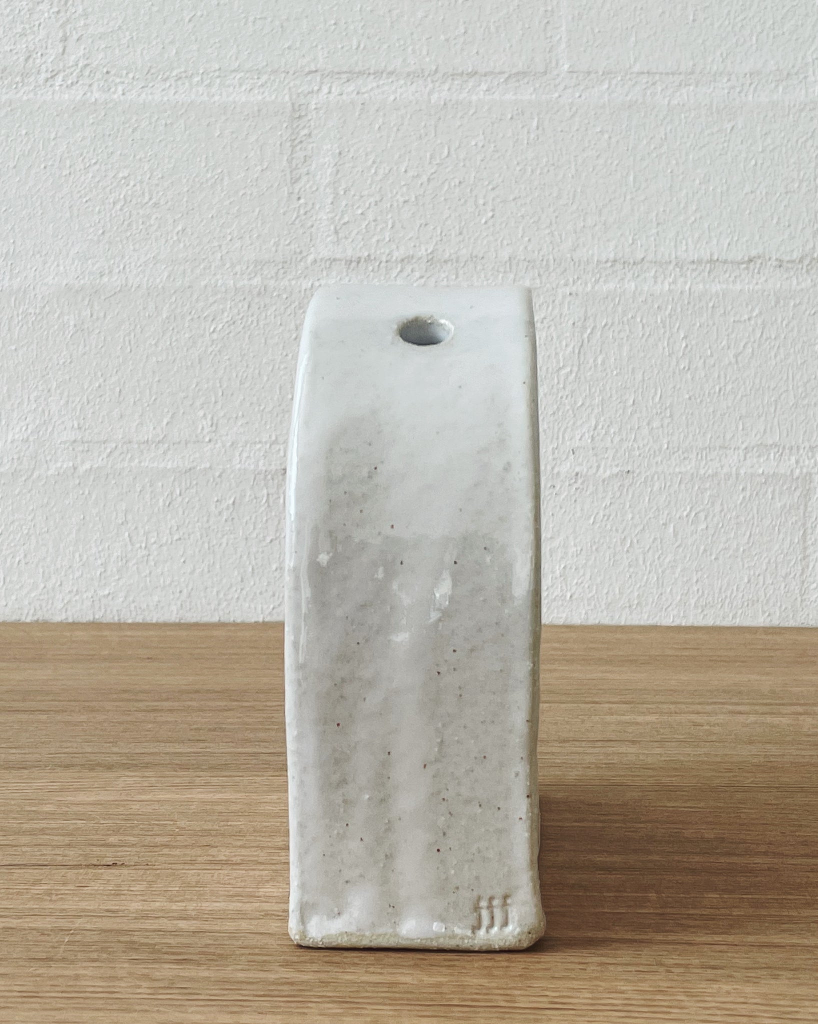 Jenn Johnston Ceramics white arch vase - vaseART